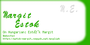 margit estok business card